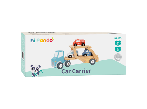 Camión con vehículos en madera Hi Pando