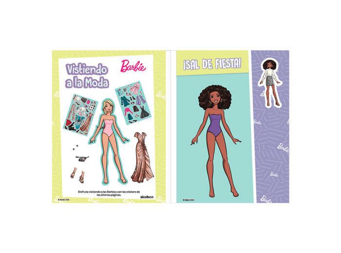 Libro "Barbie: Vistiendo a la moda" Sicoben