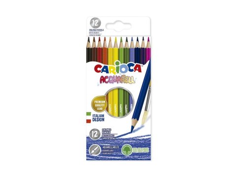 Lápices acuarelables Carioca Acquarell 12 colores