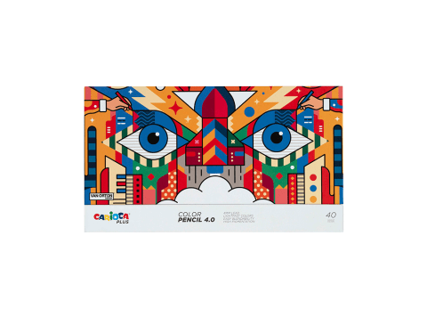 Lápices de colores Carioca Plus 40 unidades
