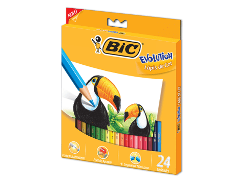 Lápices de colores BIC Evolution 24 colores