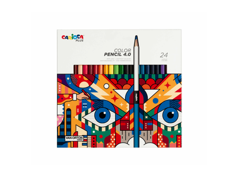 Lápices de colores Carioca Plus 24 unidades
