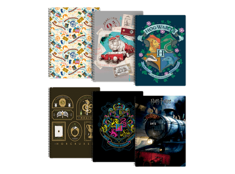 Cuadernola rayada fantasía Harry Potter tapa flexible 80 hojas