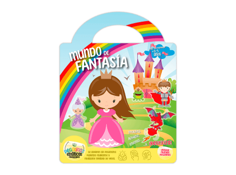 Libro con stickers: Mundo de fantasía Imagiland