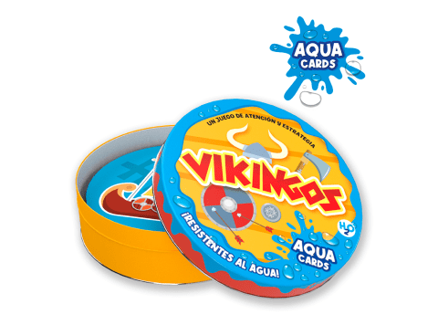 Juego de cartas Vikingos a prueba de agua Imagiland