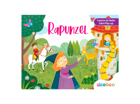 Libro Pop Up "Rapunzel" Sicoben