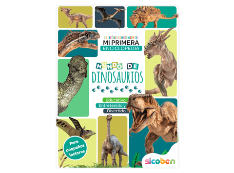 Libro "Increíbles conocimientos: Mundo de dinosaurios" Sicoben