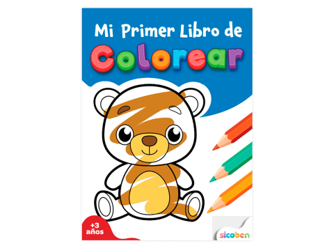 Mi primer libro de colorear: Oso Sicoben