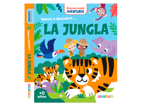 Libro "Descubriendo aventuras: La jungla" Sicoben