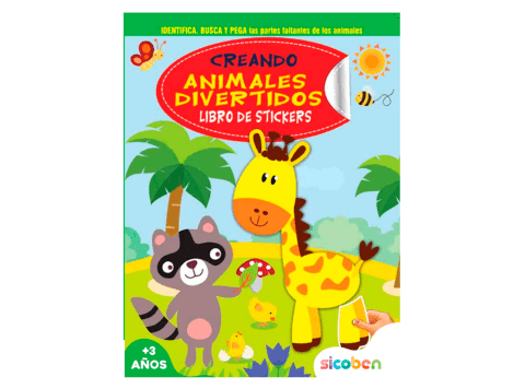Libro "Animales divertidos: Jirafa" Sicoben