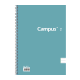 Cuaderno Campus University Tapa flexible rayado A5 con espiral 80 hojas 60 grs Paquete x 6