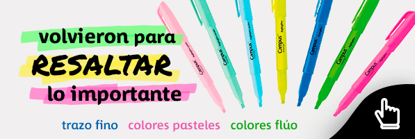 Resaltadores finos Campus
